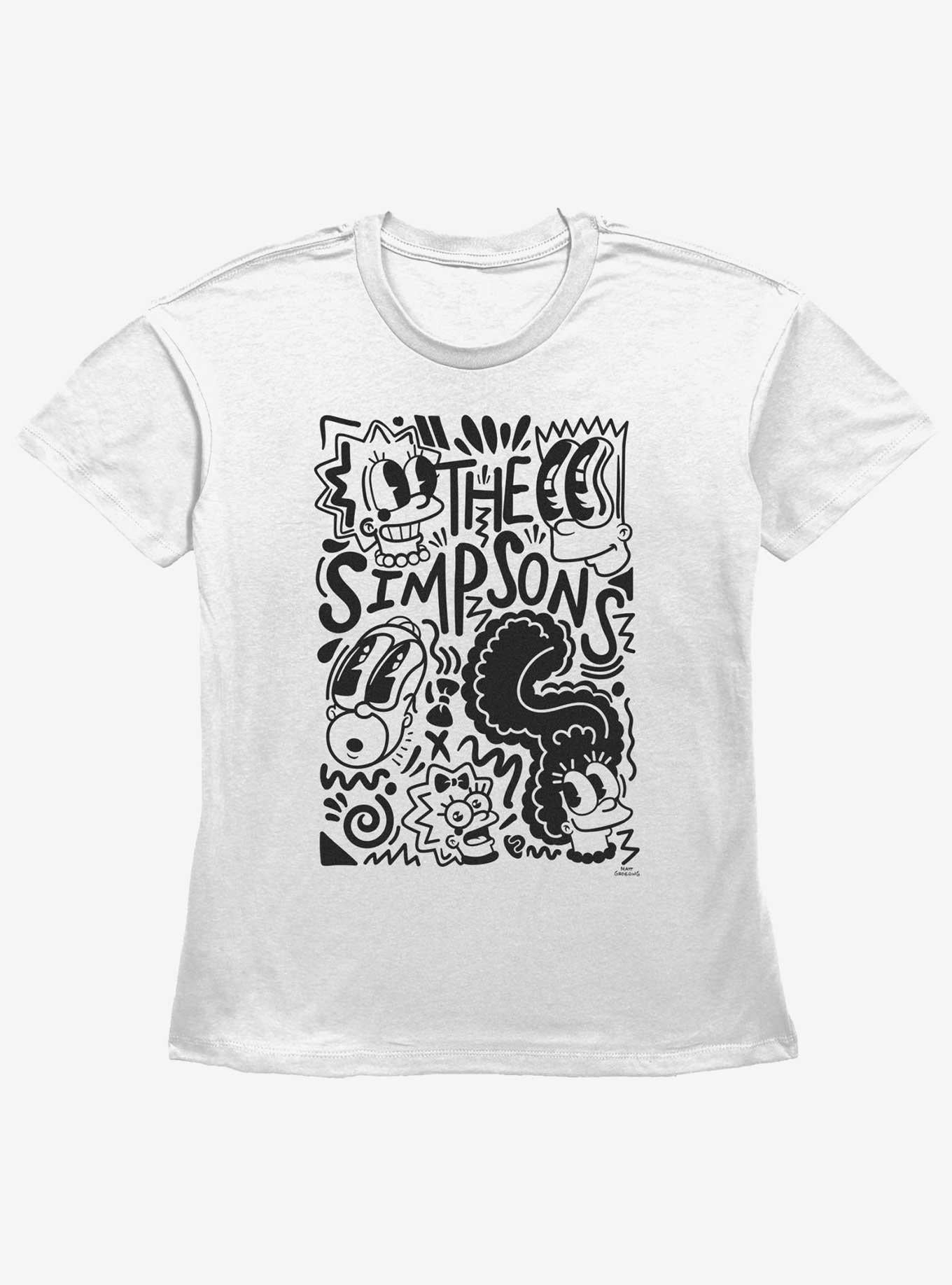 The Simpsons Pop Art Fam Girls Straight Fit T Shirt T Shirt Comfort Fit Fan Favorite