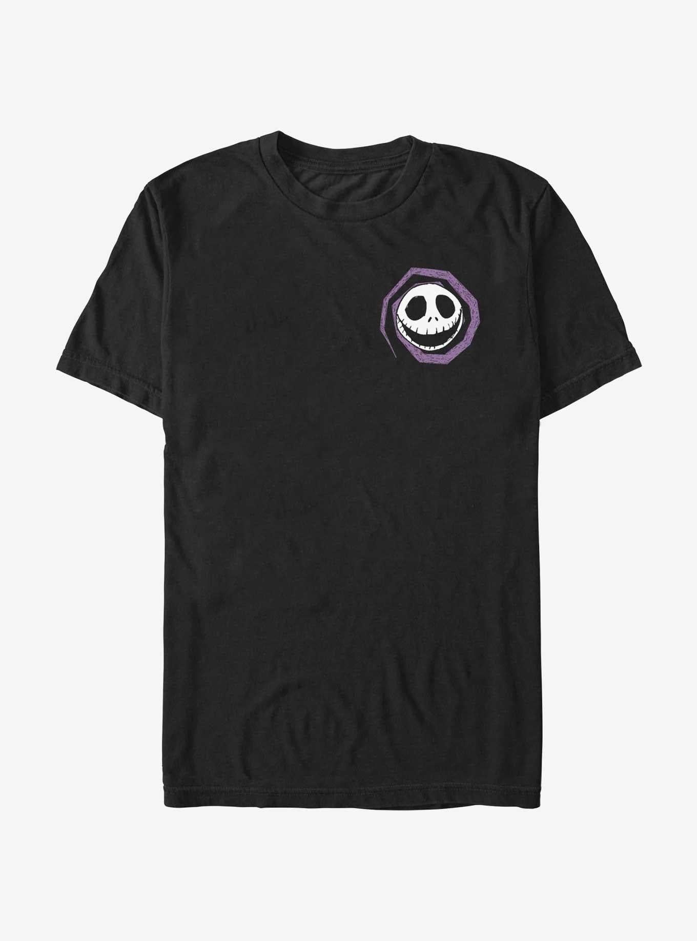 The Nightmare Before Christmas Jack's Head Spiral Pocket T-Shirt T-Shirt | Trending Streetwear Style | Perfect For Daily Wear