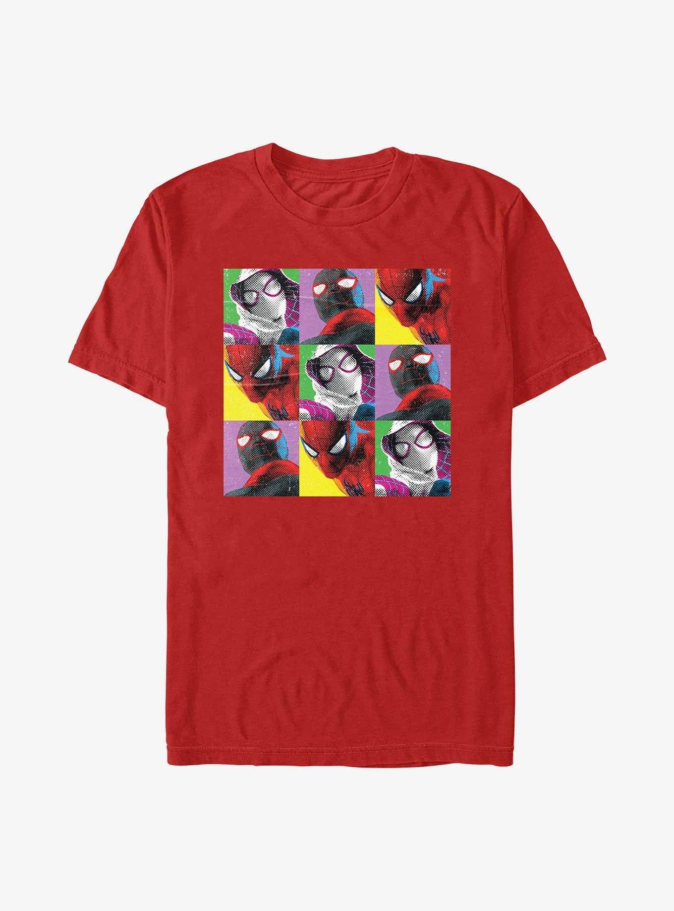 Marvel Spider Man Spiders Pop Art T Shirt T Shirt Comfort Fit Workout Ready