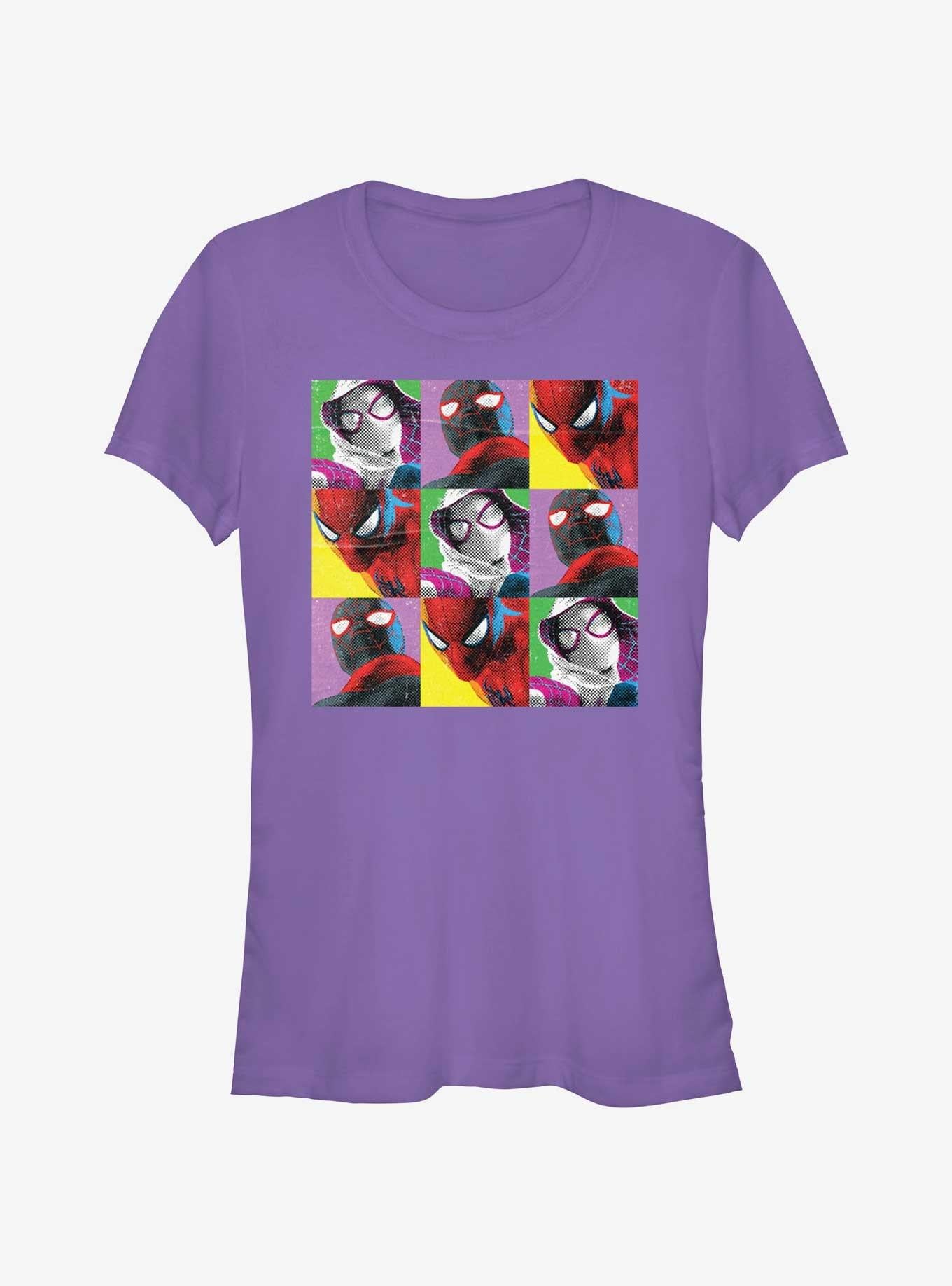 Marvel Spider Man Spiders Pop Art Girls T Shirt T Shirt Comfort Fit Gift Ready
