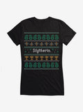 Harry Potter Slytherin Ugly Christmas Pattern Girls T-Shirt T-Shirt | Exclusive Art Design | Great Gift Idea