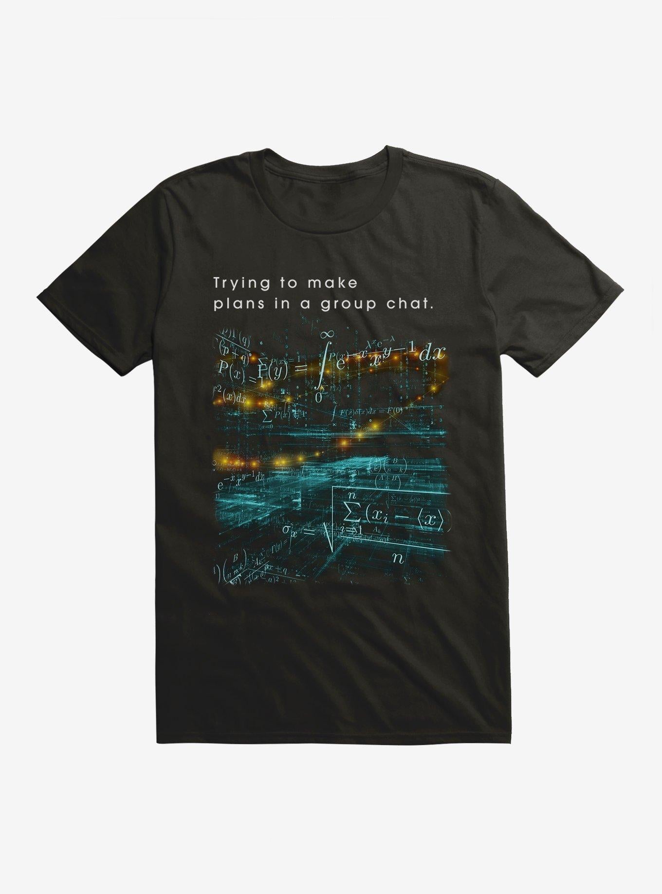 Group Chat Math Equations T Shirt T Shirt Trending US