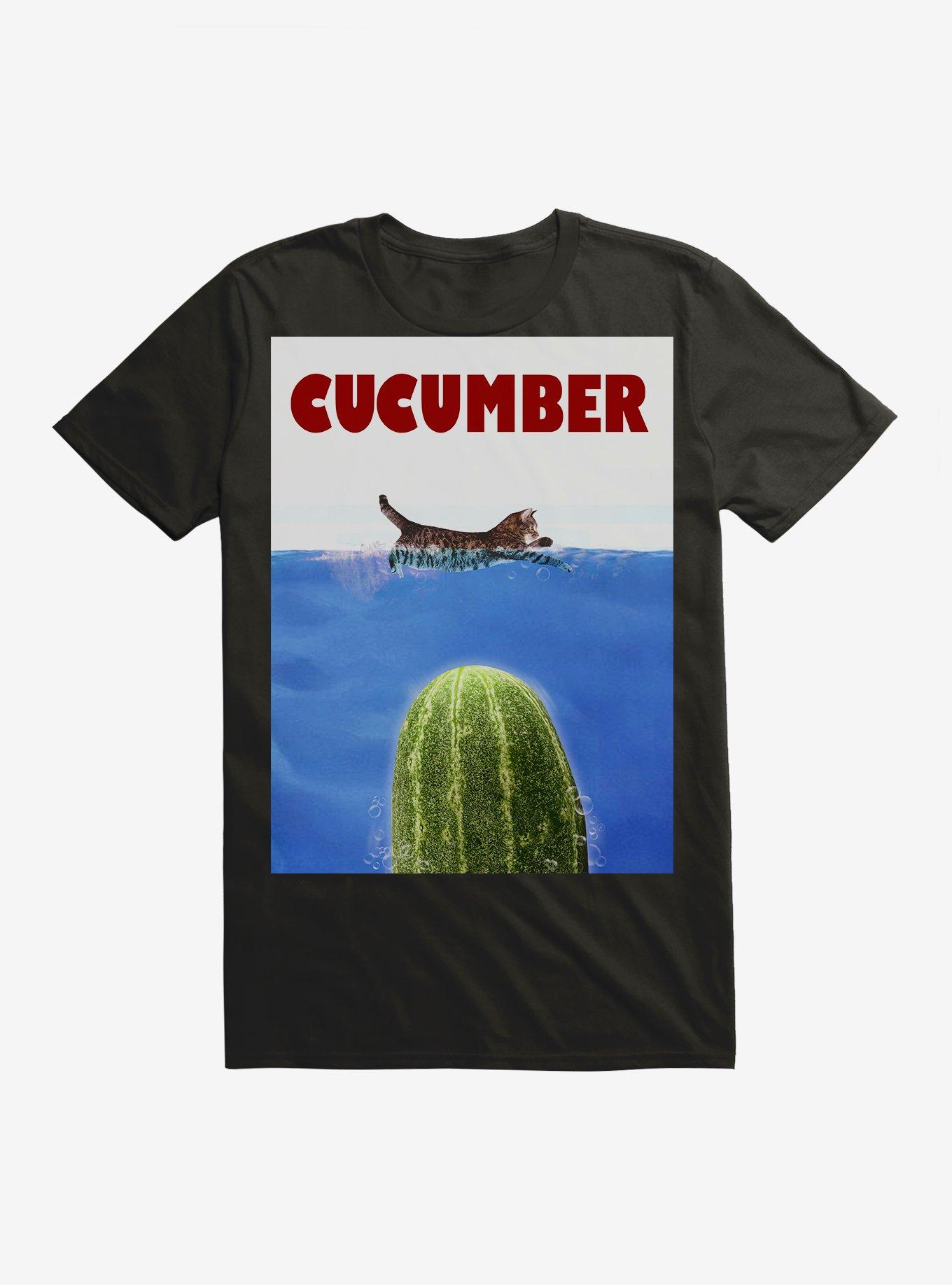 Cucumber Cat T Shirt T Shirt Gym Lifestyle Daily Wear