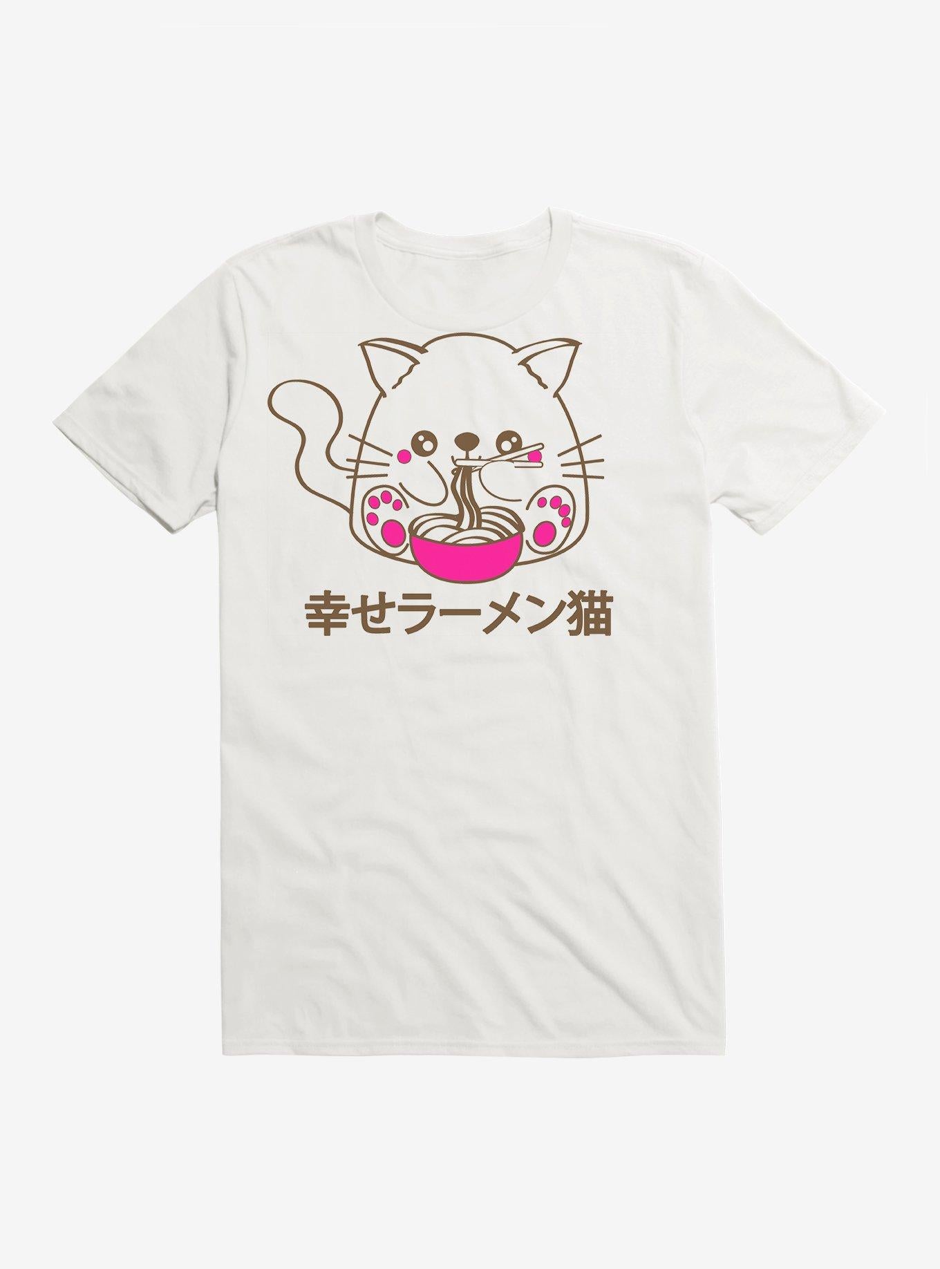 Noodle Cat T Shirt T Shirt Streetwear Style Hot Right Now