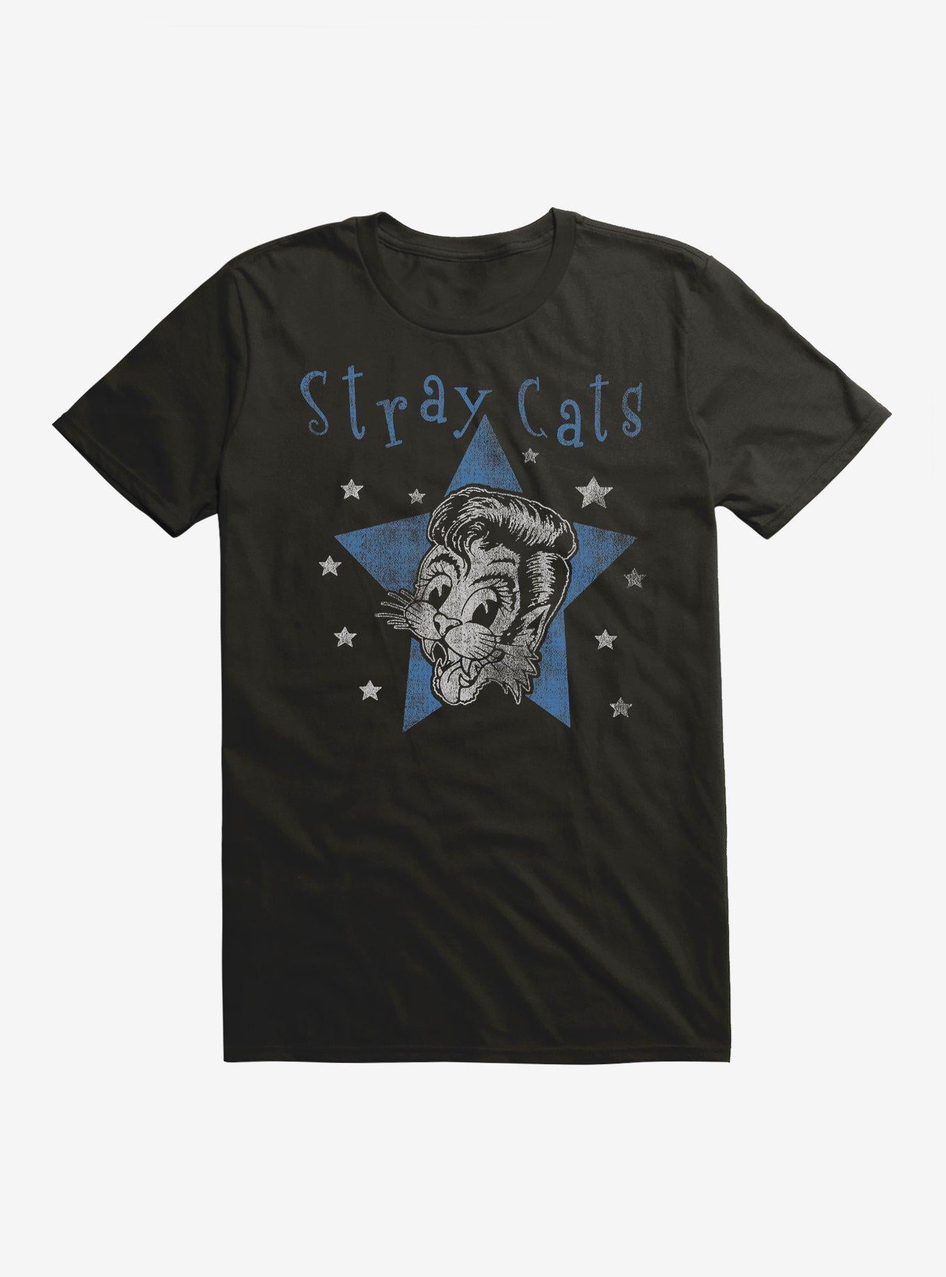 Stray Cats Logo Starts T Shirt T Shirt Trending US