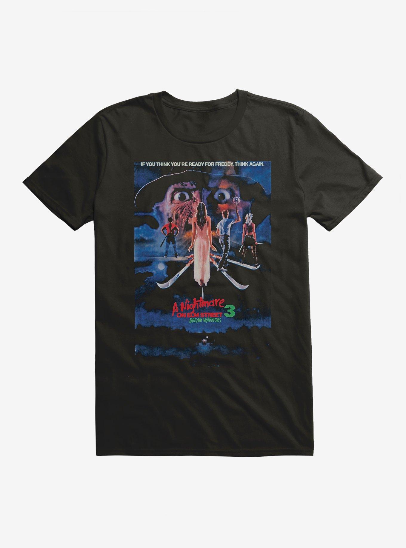 A Nightmare On Elm Street 3: Dream Warriors Poster T-Shirt