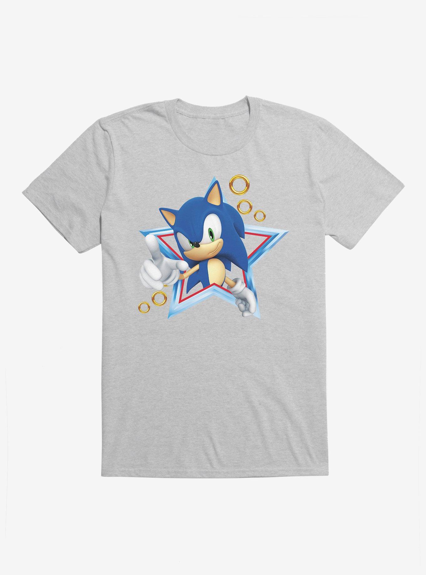 Sonic The Hedgehog 3-D Sonic Star T-Shirt