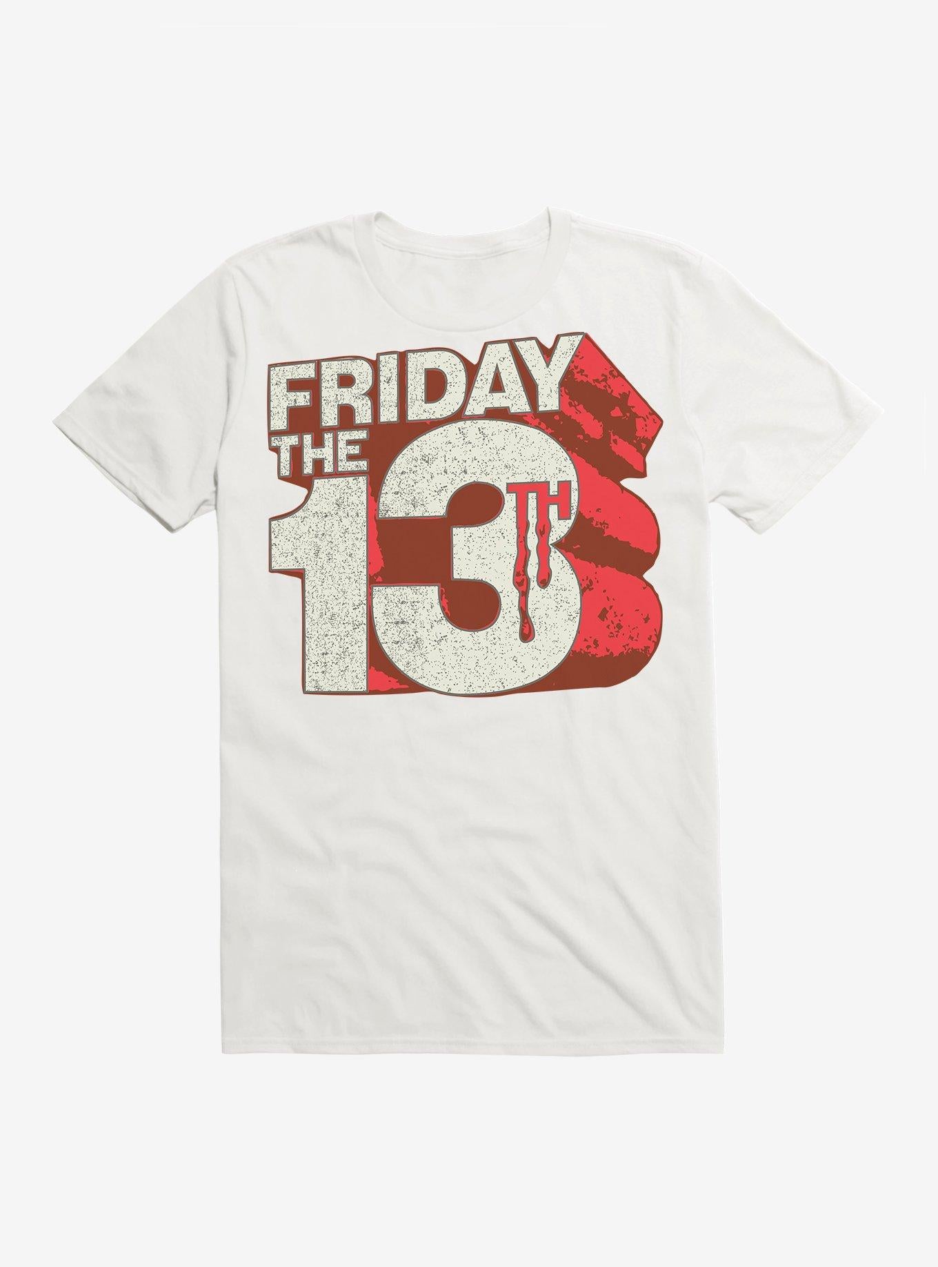 Friday The 13th Block Letters T Shirt T Shirt Trending US