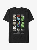 The Nightmare Before Christmas Group Grid T-Shirt T-Shirt | Trending Streetwear Style | High Demand Item