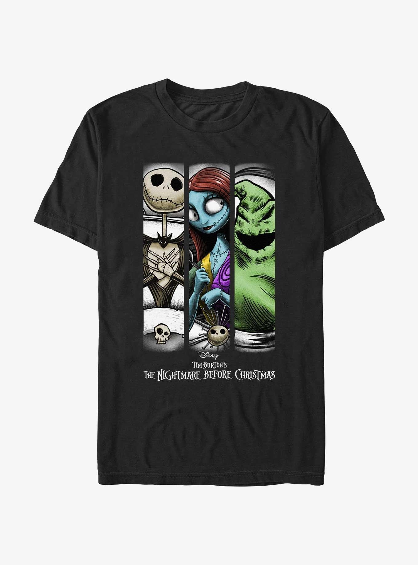 The Nightmare Before Christmas Group Grid T-Shirt T-Shirt | Trending Streetwear Style | High Demand Item