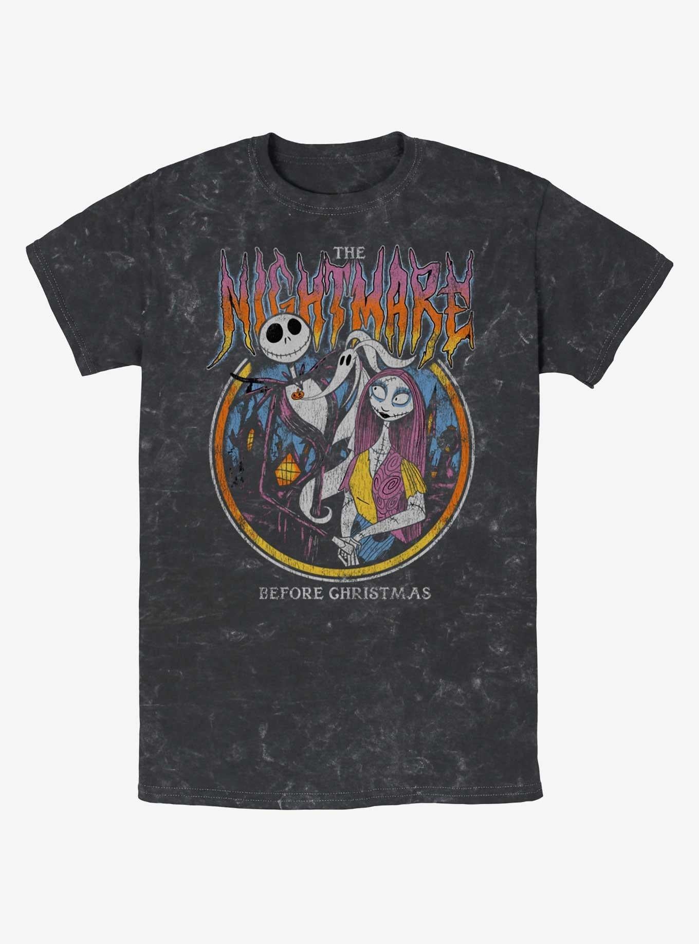 The Nightmare Before Christmas Jack Sally Nightmare Metal Mineral Wash T-Shirt T-Shirt | Premium Graphic | Top Pick For Fans