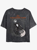 The Nightmare Before Christmas Jack Zero Frame Girls Mineral Wash Crop T-Shirt T-Shirt | Exclusive Art Design | High Demand Item