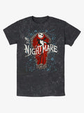 The Nightmare Before Christmas Jack Bone Coffin Mineral Wash T-Shirt T-Shirt | Best-Selling Design | Trending Now