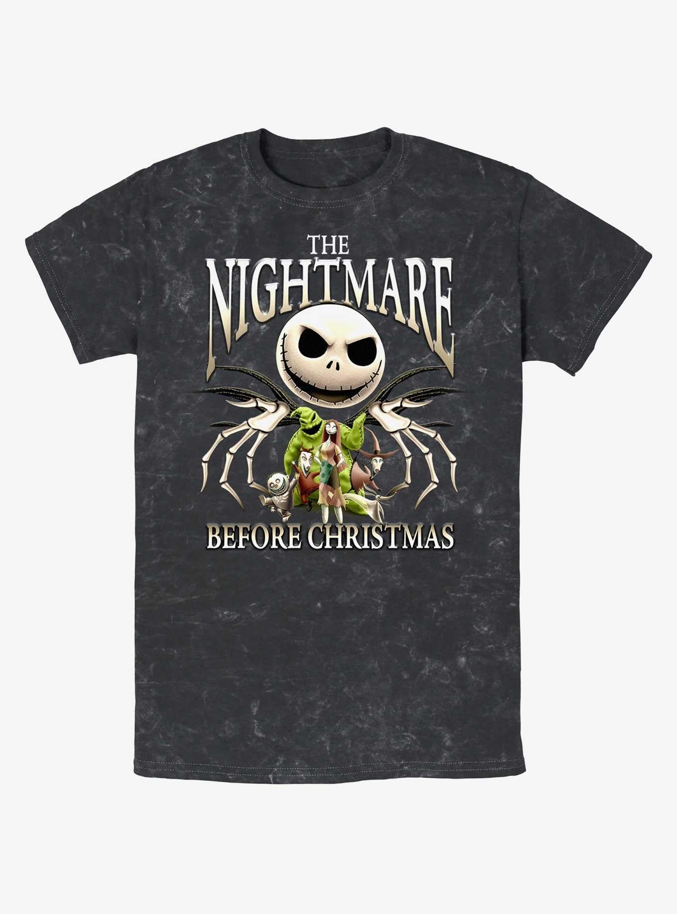 The Nightmare Before Christmas Jack's A Nightmare Mineral Wash T-Shirt T-Shirt | Fan Favorite Style | Top Pick For Fans