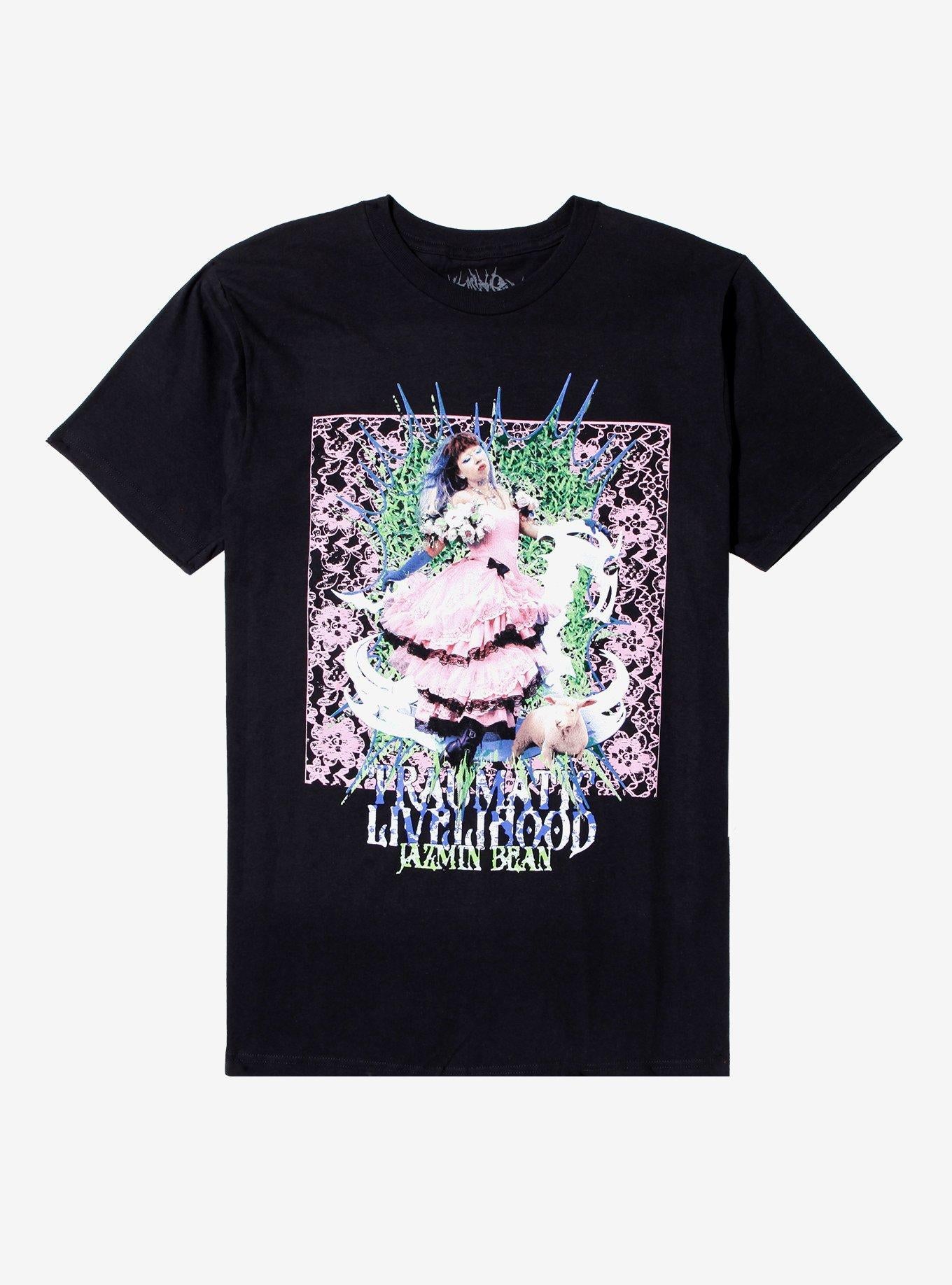 Jazmin Bean Traumatic Livelihood Floral T-Shirt | Premium Unisex T-Shirt, Trending Graphic Tee