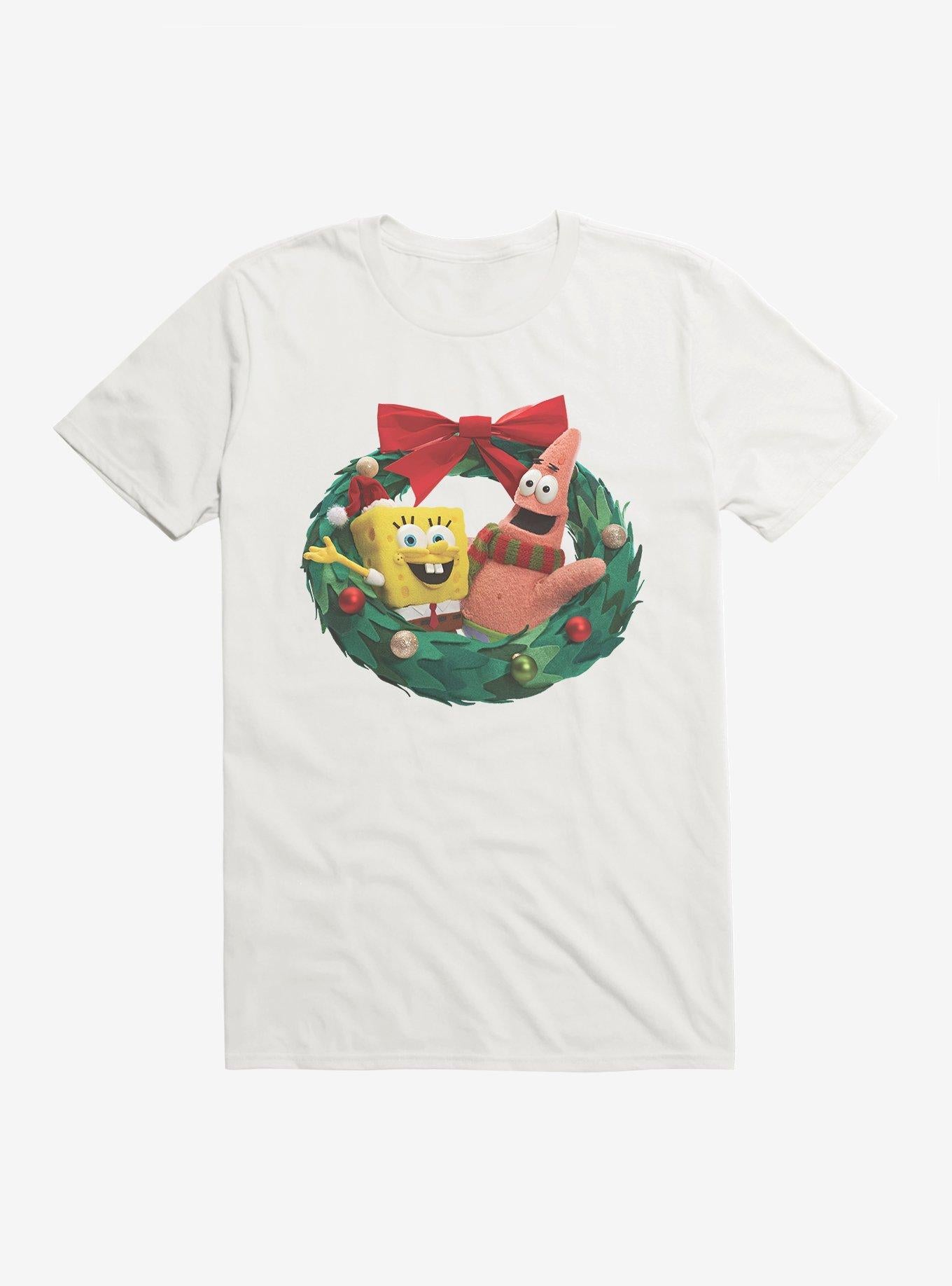 SpongeBob SquarePants Christmas Wreath T-Shirt
