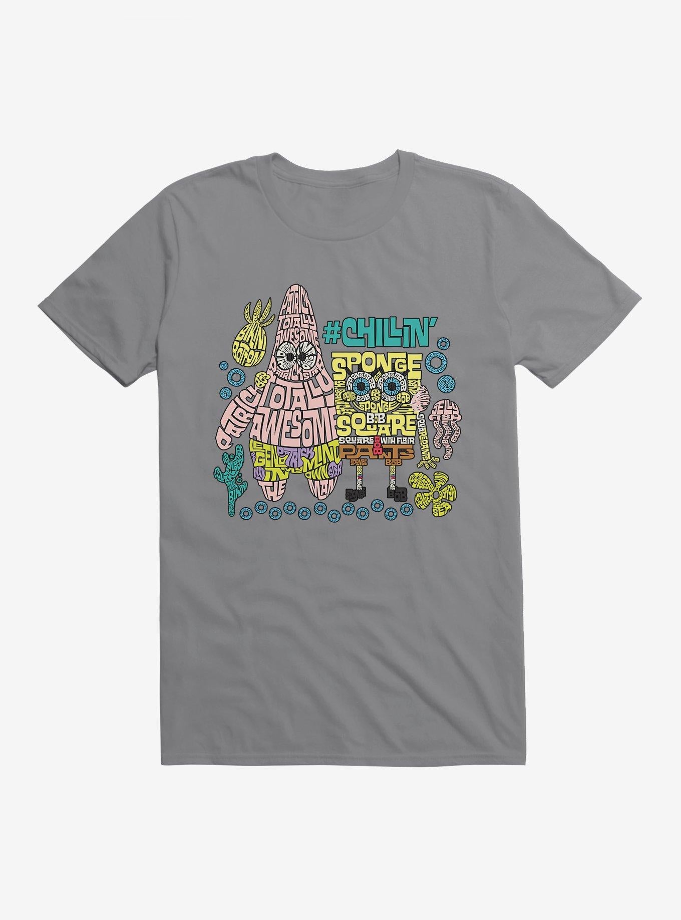 SpongeBob SquarePants Chillin' Script SpongeBob Patrick T-Shirt