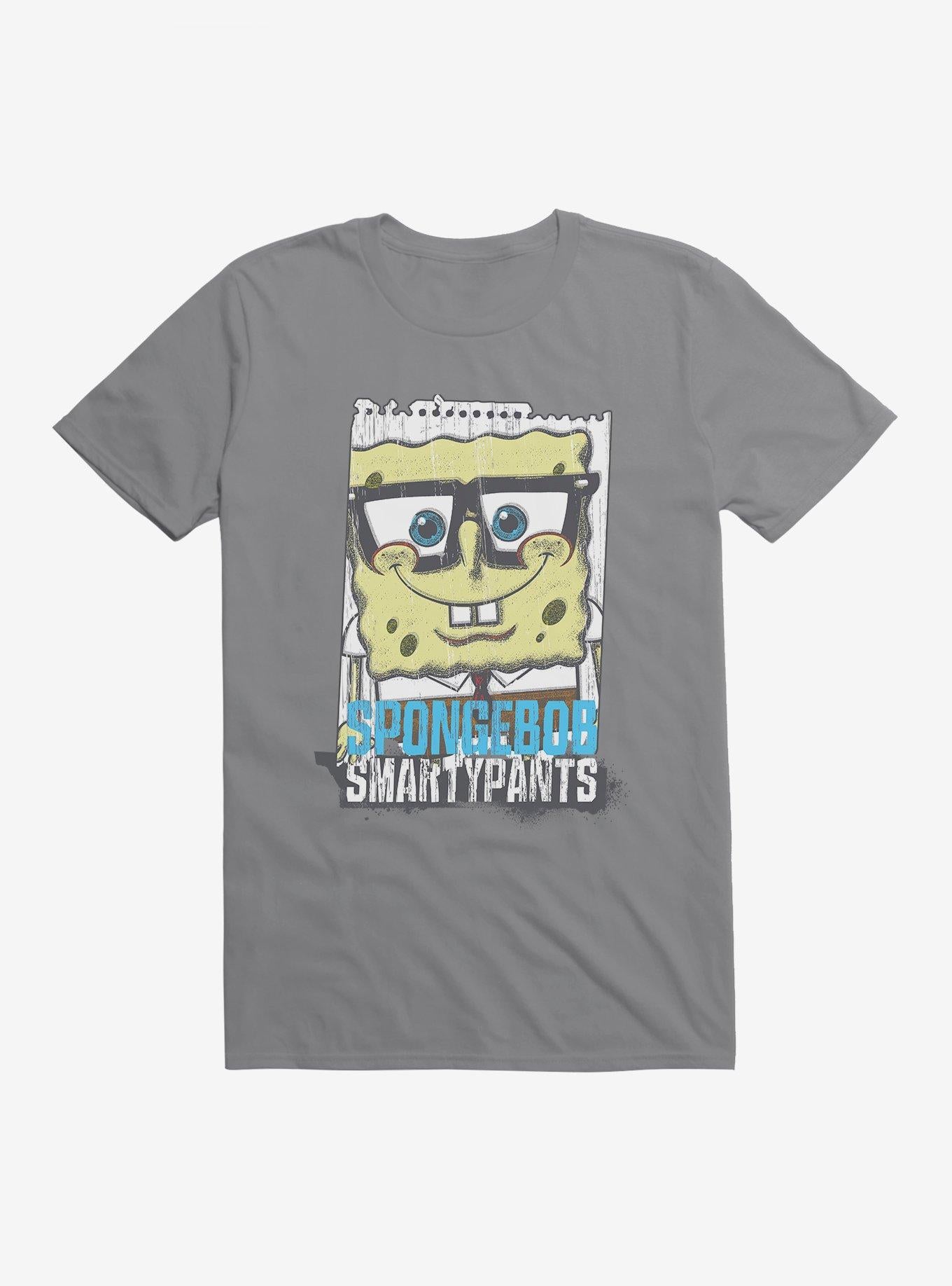 SpongeBob SquarePants SpongeBob SmartyPants Storm Grey T-Shirt