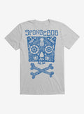 SpongeBob SquarePants Skulls And Bones SpongeBob T-Shirt