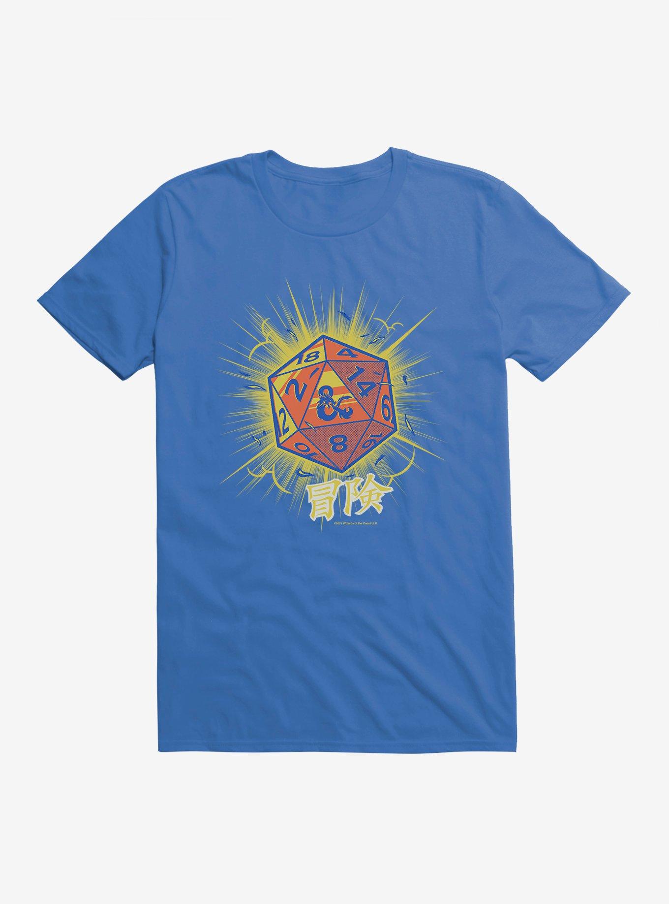 Dungeons & Dragons D20 Dice Asian Letters T-Shirt