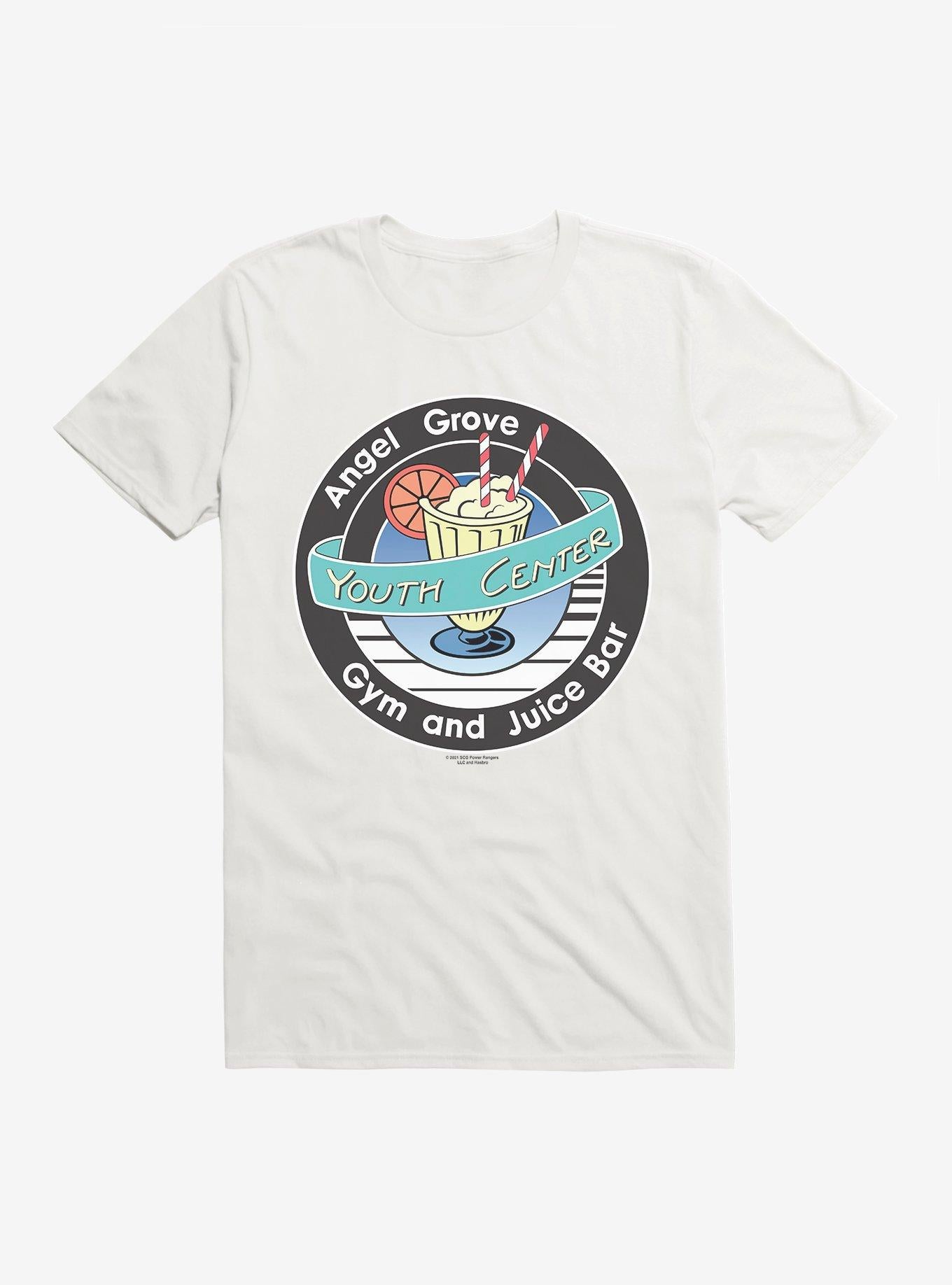 Mighty Morphin Power Rangers Angel Grove Juice Bar T-Shrt