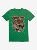 Jurassic Park Christmas Holiday T-Rex T-Shirt T-Shirt | Premium Graphic | Perfect For Daily Wear