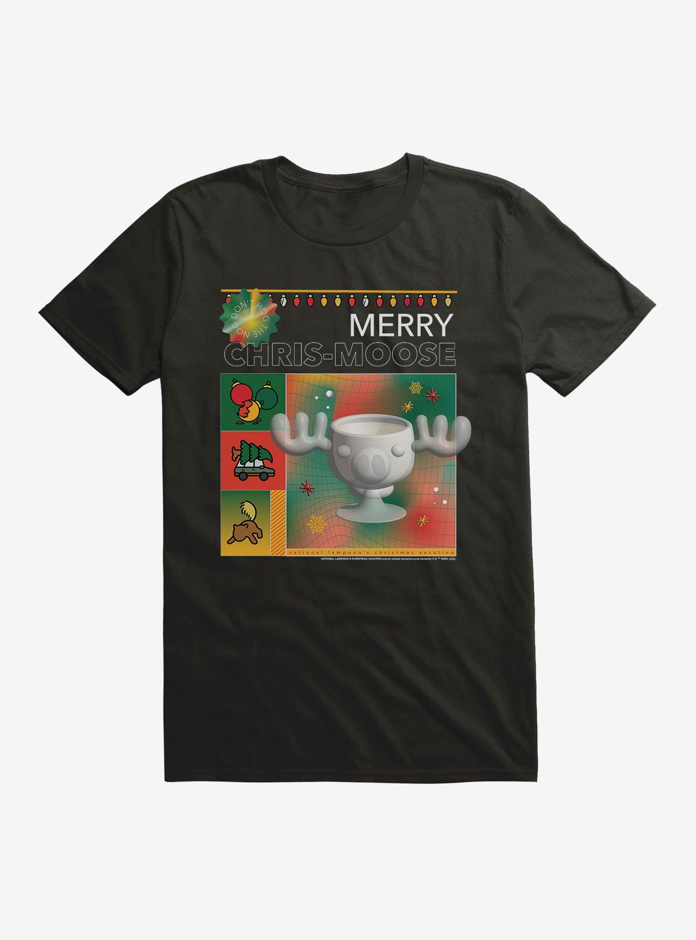 National Lampoon's Christmas Vacation Merry Chris-Moose T-Shirt T-Shirt | Fan Favorite Style | Must-Have Style