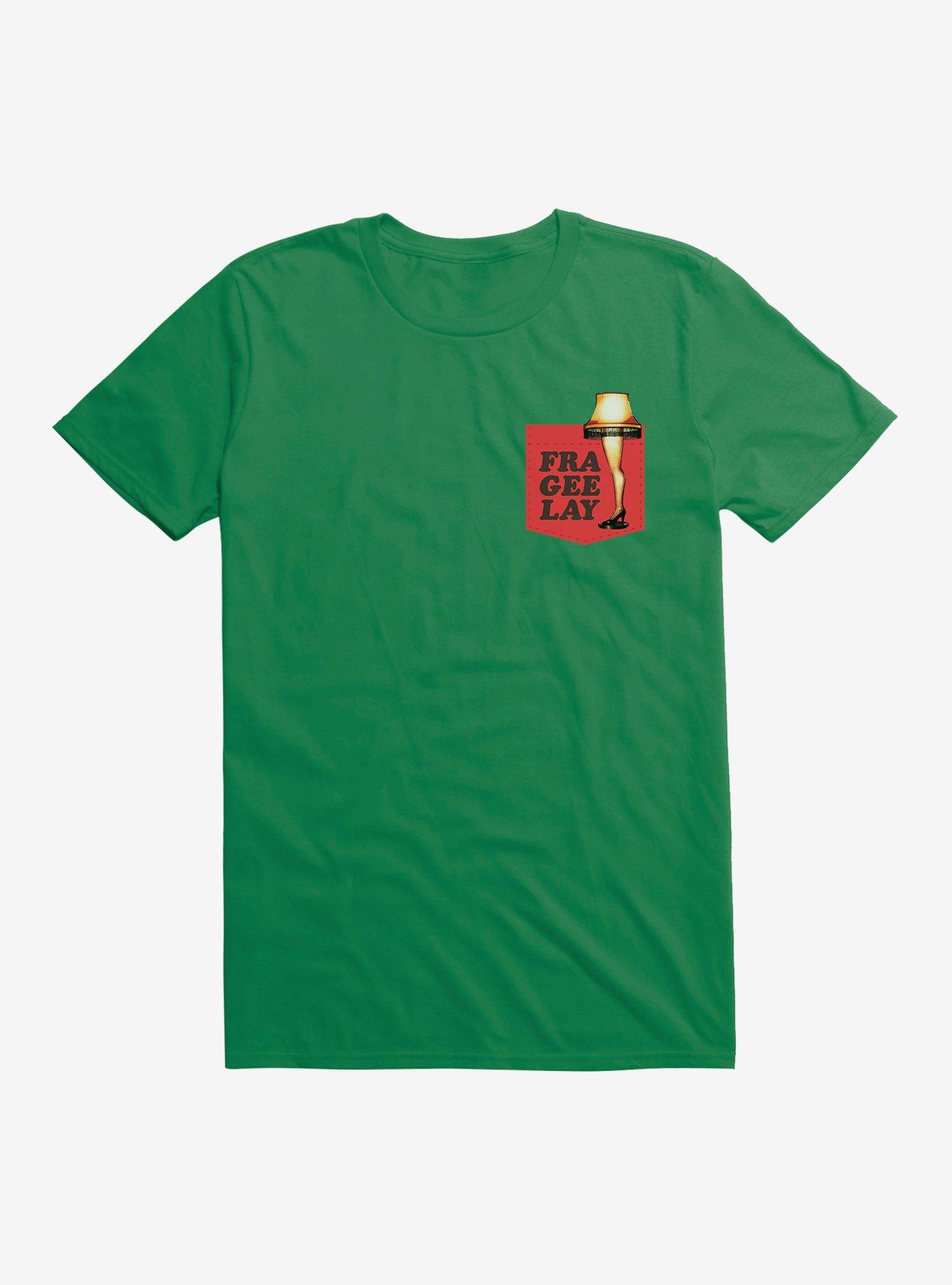 A Christmas Story Frageelay Faux Pocket T-Shirt T-Shirt | Bold Graphic Edition | Great Gift Idea