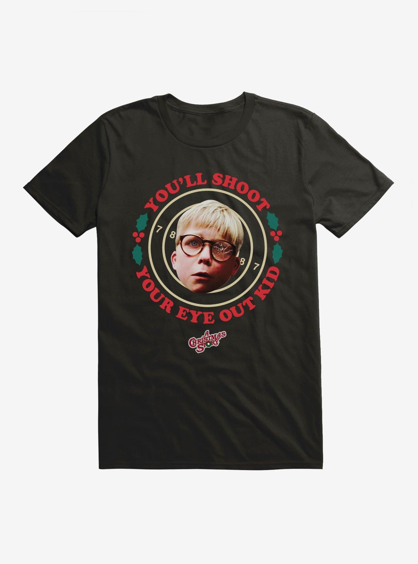 A Christmas Story Shoot Your Eye Out T-Shirt T-Shirt | Premium Graphic | Must-Have Style