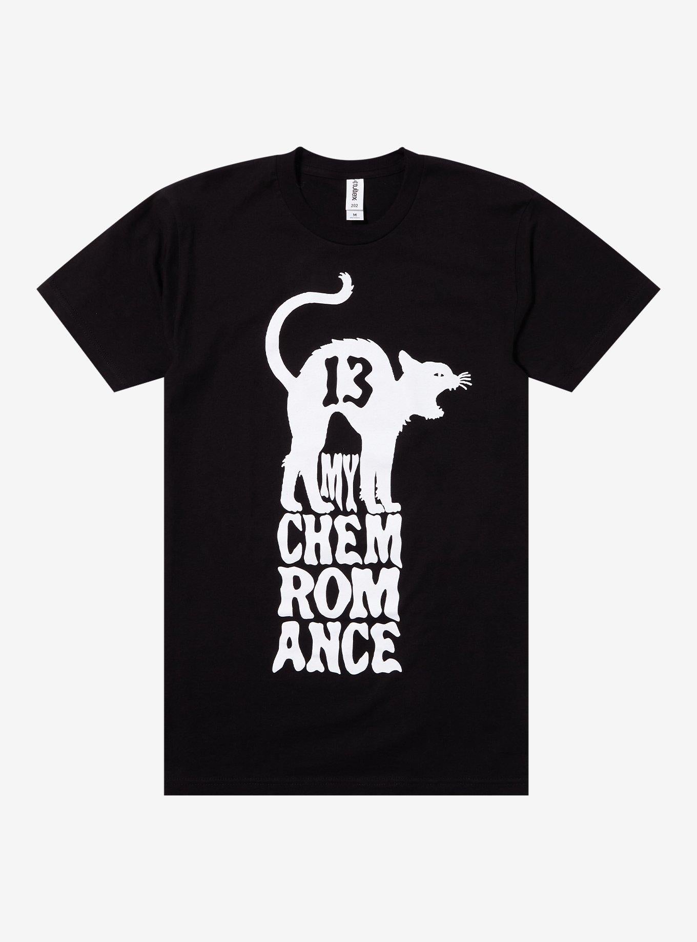 My Chemical Romance Black Cat 13 T-Shirt | Premium Unisex T-Shirt, Trending Graphic Tee