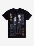 Jujutsu Kaisen Gojo Geto Mineral Wash TShirt Graphic Tee | Graphic Tee | Unisex Shirt | Soft Comfortable Wear
