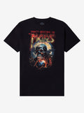 Thirty Seconds To Mars Skeleton Globe T-Shirt | Premium Unisex T-Shirt, Trending Graphic Tee