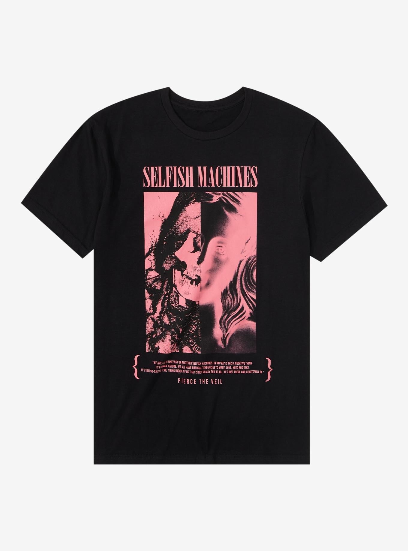 Pierce The Veil Selfish Machines Tracklist T-Shirt | Premium Unisex T-Shirt, Trending Graphic Tee