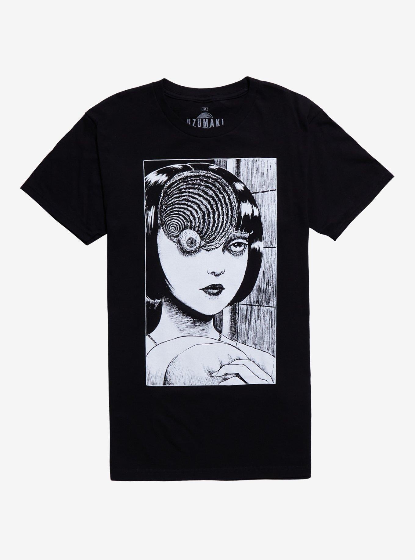 Junji Ito Uzumaki Spiral Eye TShirt Graphic Tee | Graphic Tee | Unisex Shirt | Perfect Gift for Fans