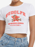 Rudolph The Red-Nosed Reindeer All-Star Girls Baby T-Shirt T-Shirt | Vintage Graphic Vibe | Must-Have Style
