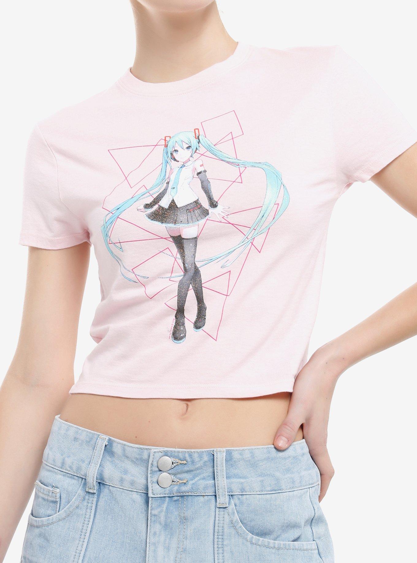 Hatsune Miku Glitter Shapes Girls Baby T-Shirt | Premium Unisex T-Shirt, Trending Graphic Tee