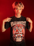 Hazbin Hotel Lucifer Hells Greatest Dad Dark Wash TShirt Graphic Tee | Graphic Tee | Unisex Shirt | Best-Selling Design