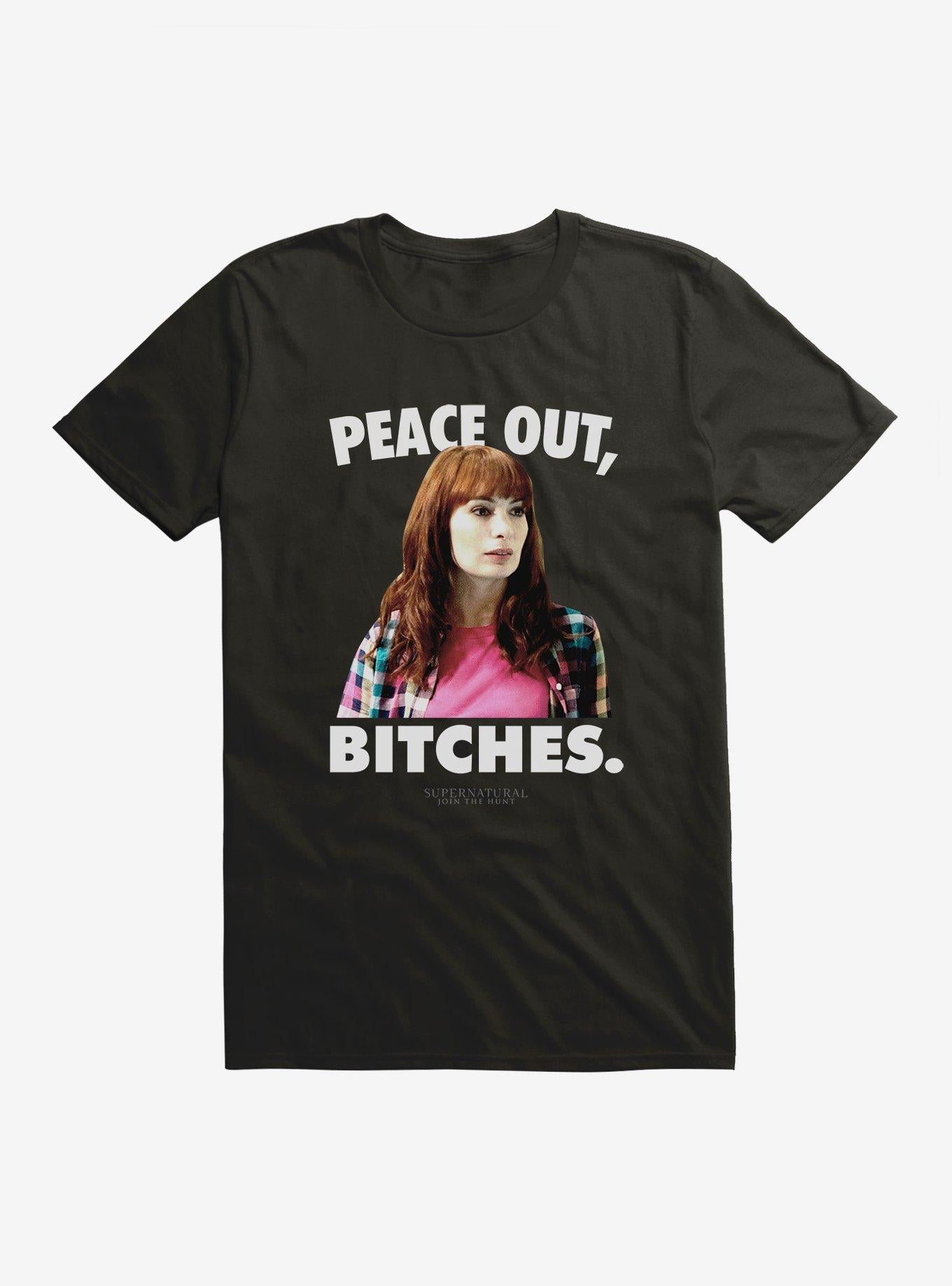 Supernatural Peace Out Charlie T Shirt T Shirt Streetwear Style Fan Favorite