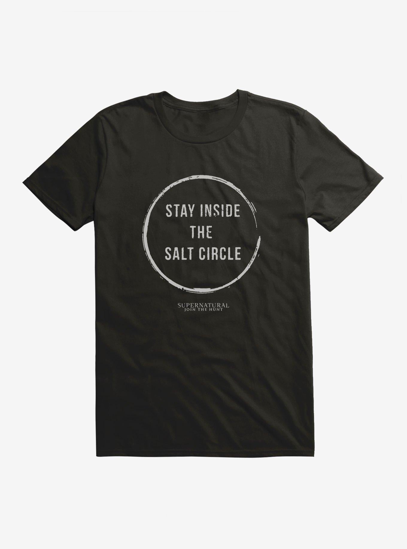 Supernatural Salt Circle T Shirt T Shirt Streetwear Style Hot Right Now