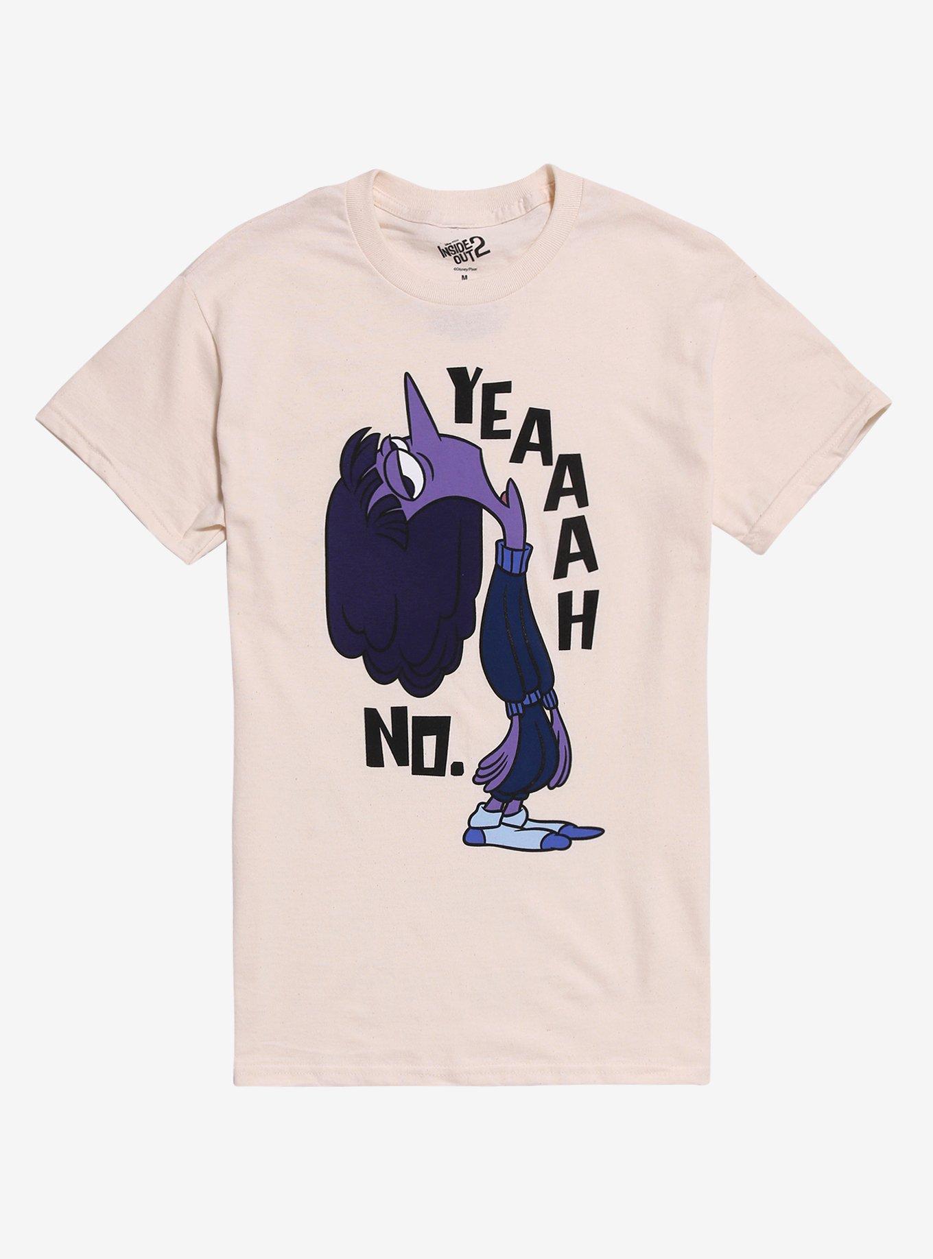 Disney Pixar Inside Out 2 Ennui Boyfriend Fit Girls TShirt Graphic Tee | Graphic Tee | Unisex Shirt | High-Quality Print