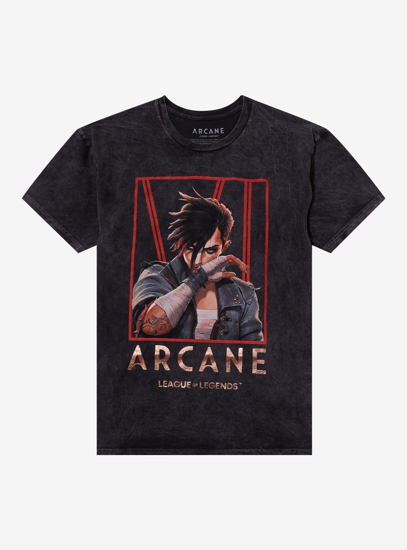 Arcane Vi Dark Wash TShirt Graphic Tee | Graphic Tee | Unisex Shirt | Top Trending Fashion