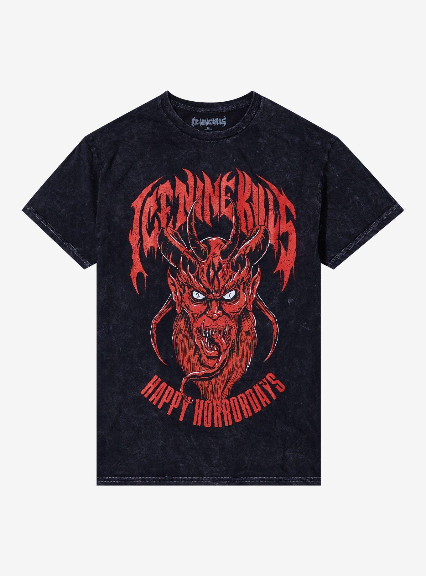Ice Nine Kills Happy Horrordays Krampus T-Shirt | Premium Unisex T-Shirt, Trending Graphic Tee