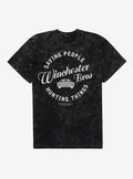 Supernatural Saving People Mineral Wash T Shirt T Shirt Streetwear Style Workout Ready