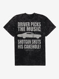 Supernatural Driver Picks The Music Mineral Wash T Shirt T Shirt Viral TikTok Fan Favorite