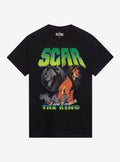 Disney The Lion King Scar Collage Boyfriend Fit Girls TShirt Graphic Tee | Graphic Tee | Unisex Shirt | Comfortable Daily Wear