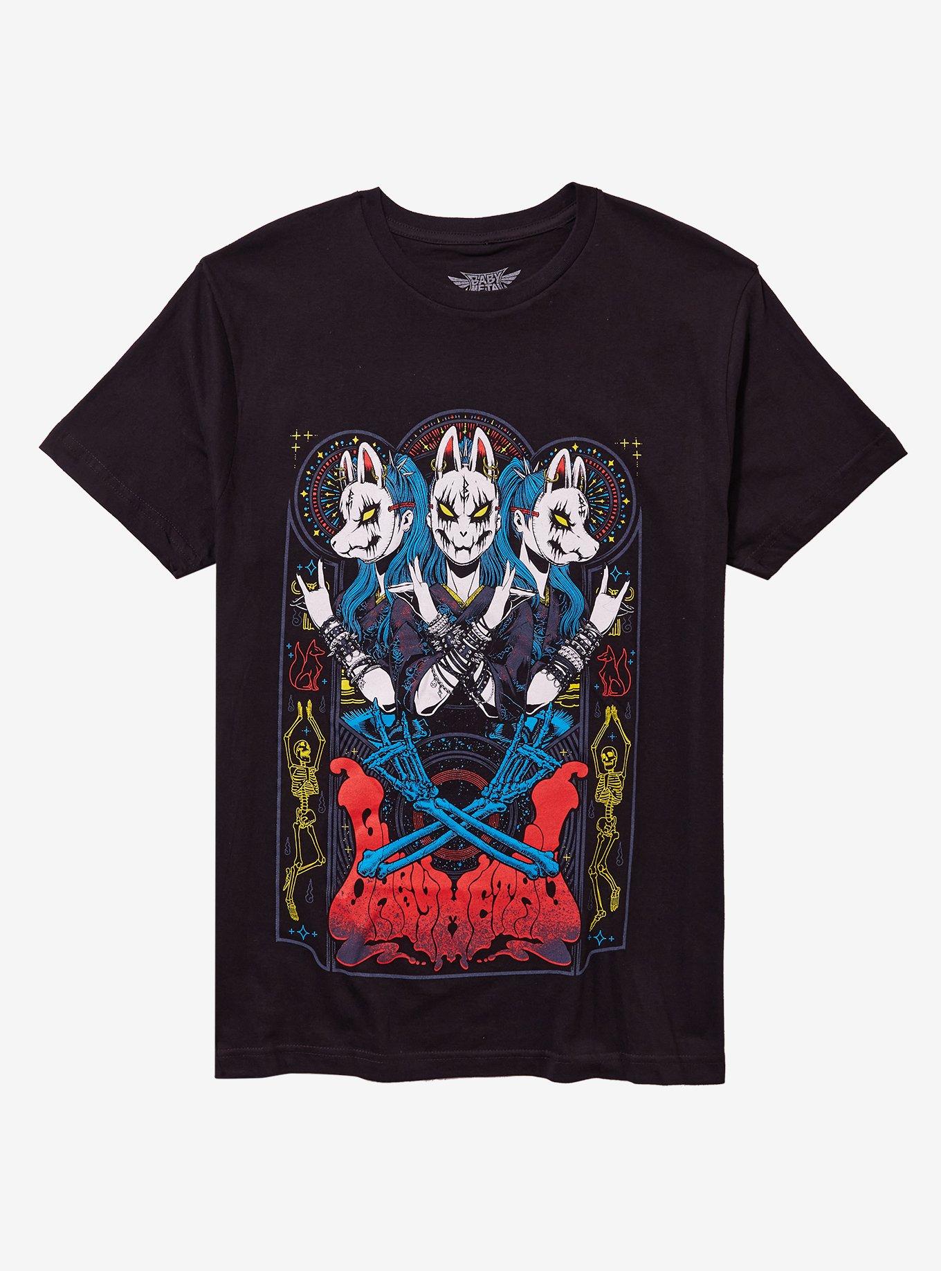 BABYMETAL Fox Mask Devil Horns TShirt Graphic Tee | Graphic Tee | Unisex Shirt | High-Quality Print