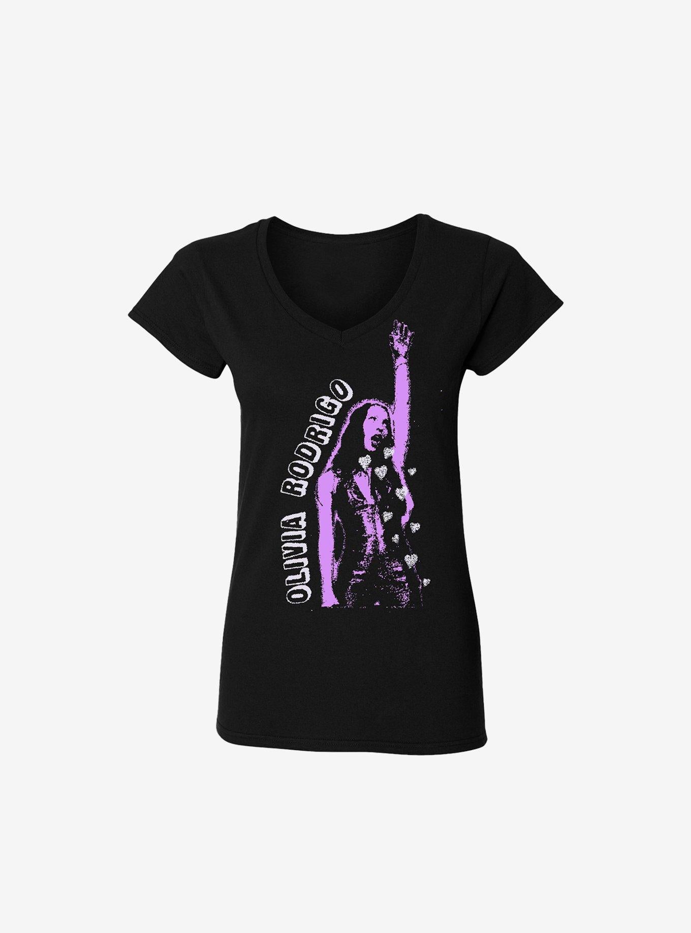 Olivia Rodrigo Hearts Girls VNeck TShirt Graphic Tee | Graphic Tee | Unisex Shirt | Comfortable Daily Wear