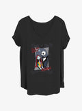 The Nightmare Before Christmas Jack Sally Such A Scream Girls T-Shirt Plus Size T-Shirt | Fan Favorite Style | Trending Now