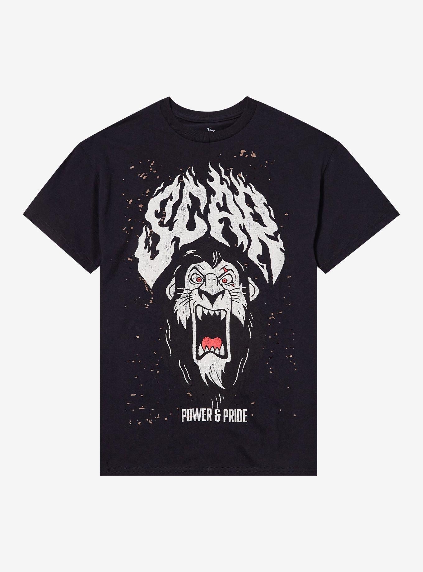 Disney The Lion King Scar Power Pride TShirt Graphic Tee | Graphic Tee | Unisex Shirt | Perfect Gift For Fans