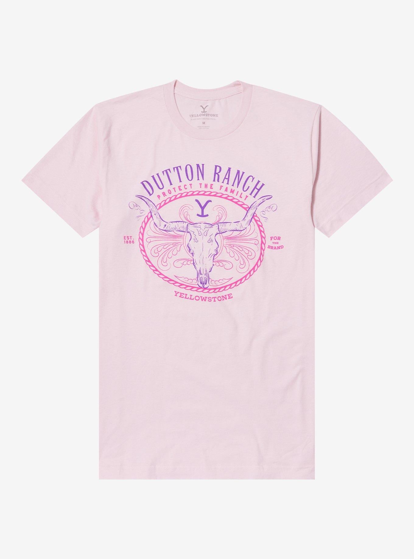 Yellowstone Dutton Ranch Pink TShirt Graphic Tee | Graphic Tee | Unisex Shirt | Comfortable Daily Wear